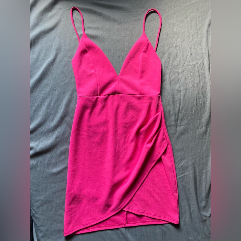 Hot Pink Fashion Nova Mini Dress